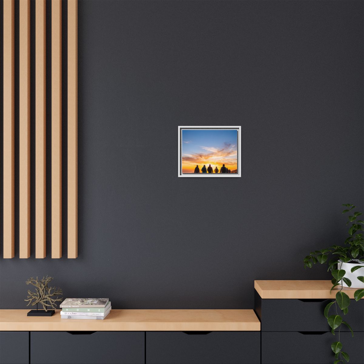 Matte Canvas, Framed - Epic Dawn Trek