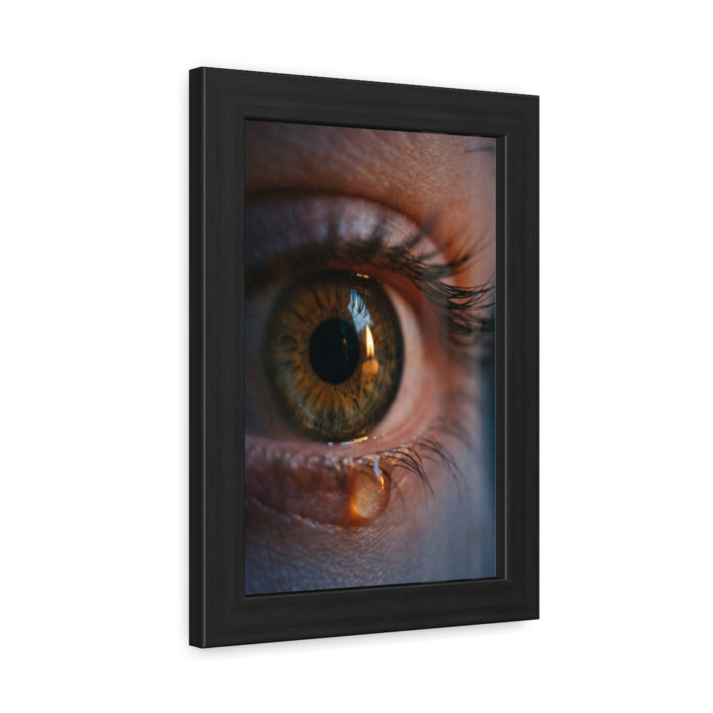 Framed Poster - Ethereal Gaze — Portrait