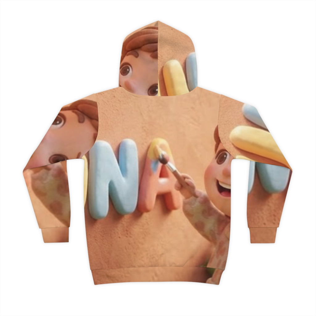 Children's Hoodie - Luna Sunshine Clay Garden | Echovira...