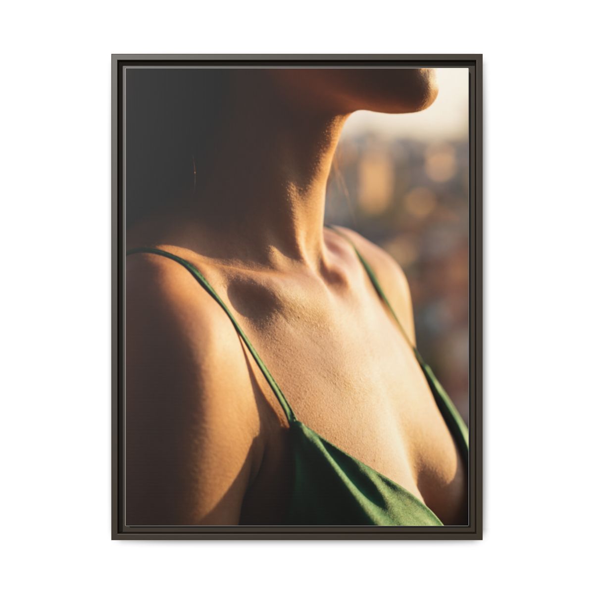 Framed Matte Canvas - Sunlit Muse