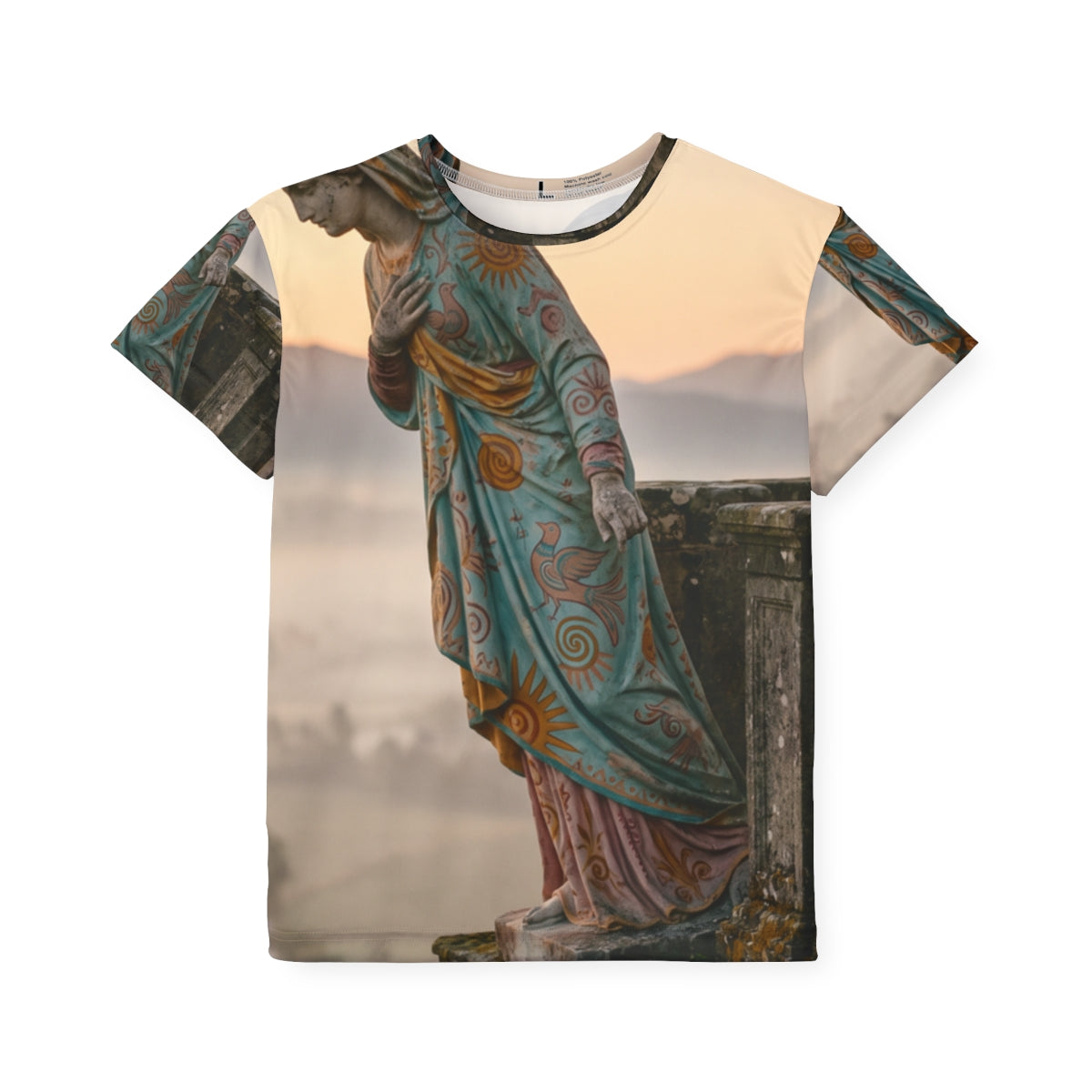 Kids Sports Jersey with Stone Maiden Art