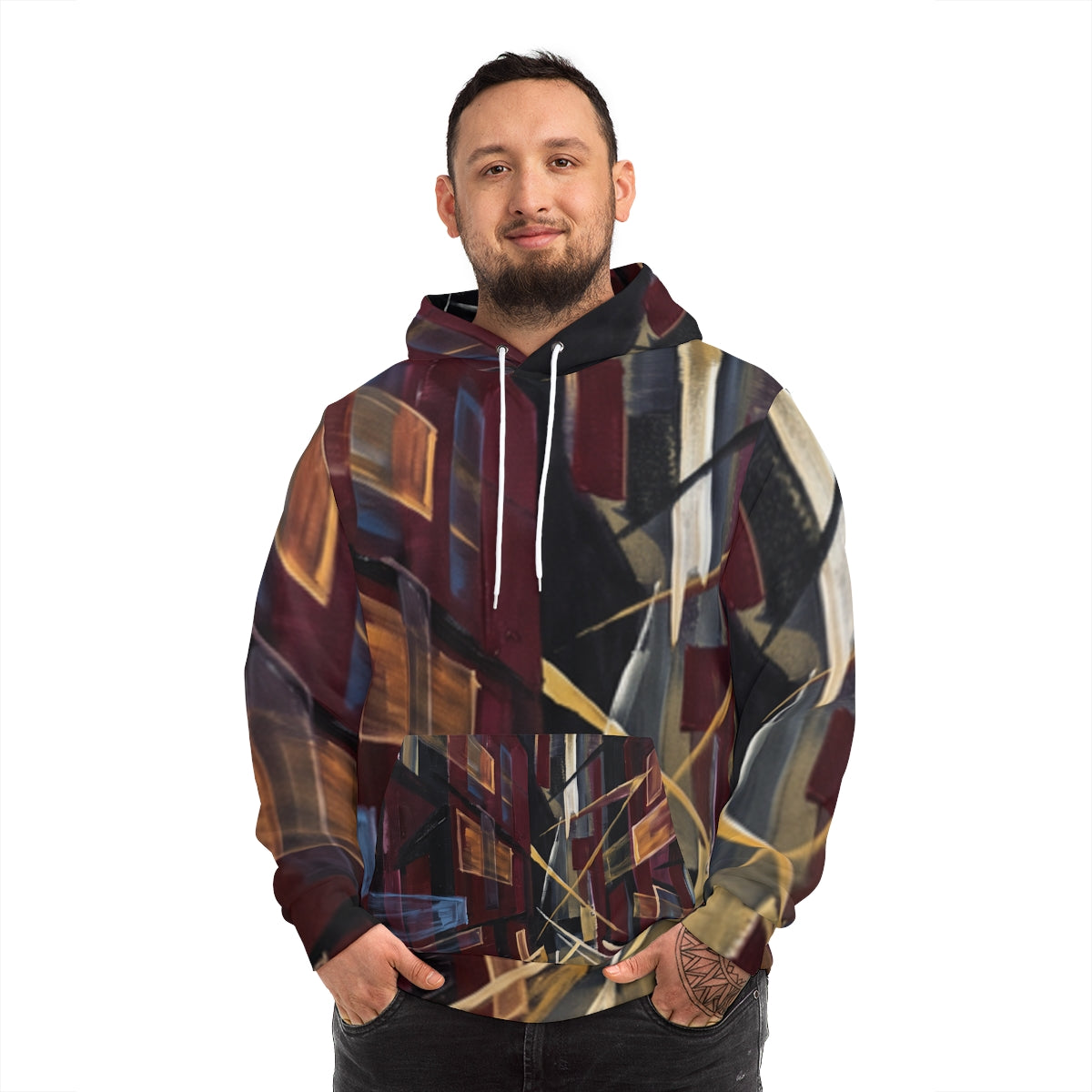 Men's Fashion Hoodie - Urban Perspective | Echovira Gallery