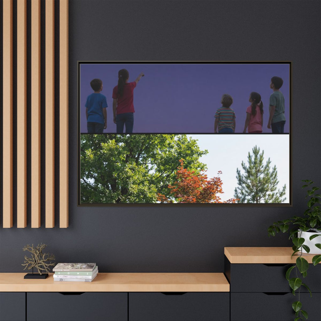 Matte Canvas, Framed - Stardust & Forest Discovery —... |...
