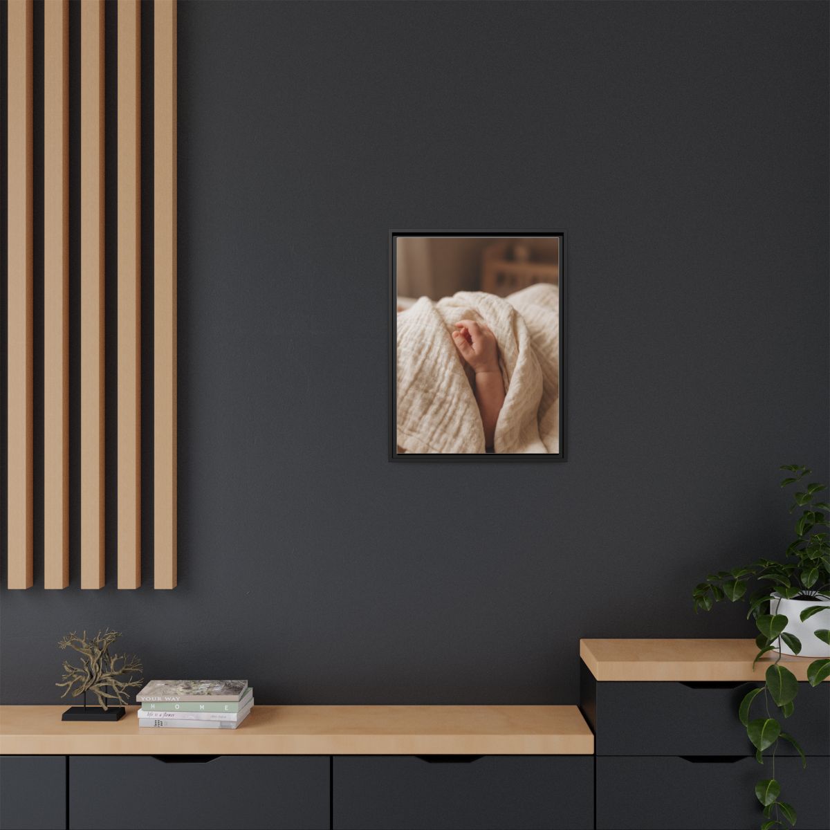 Framed Matte Canvas - Neutral Nursery