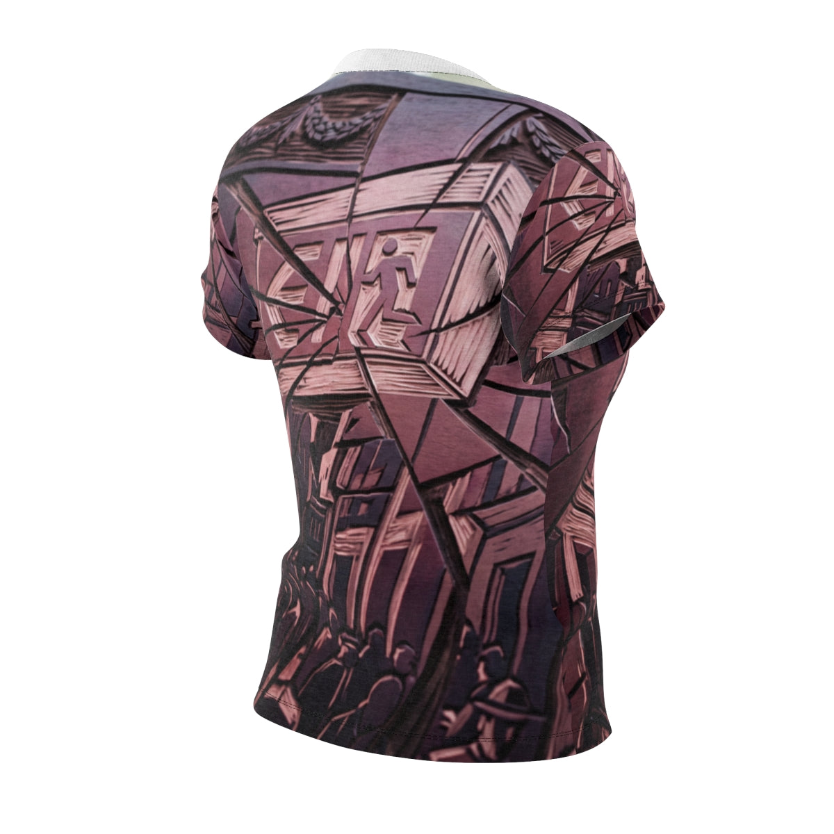 Women's Cut & Sew Tee - Carved Cityscape | Echovira Gallery