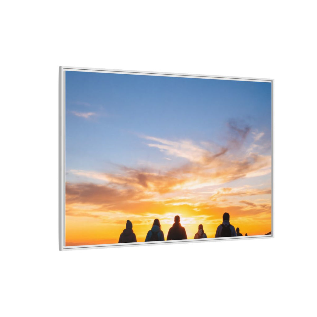 Matte Canvas, Framed - Epic Dawn Trek