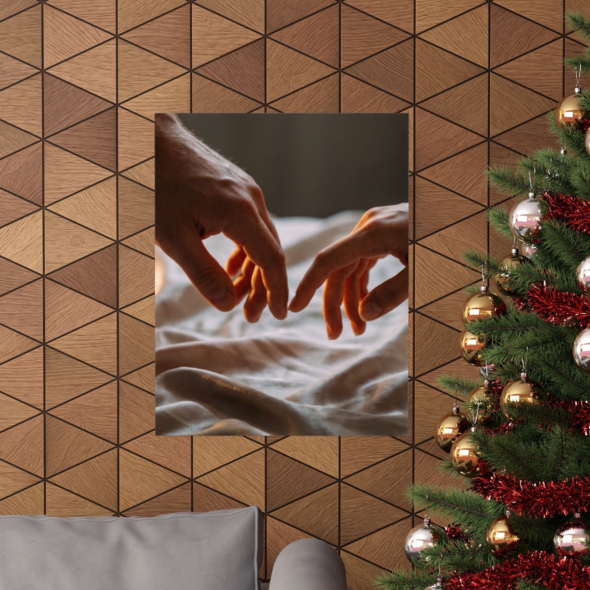 Matte Vertical Posters - Tender Touch (8×10 & 36×54) |...
