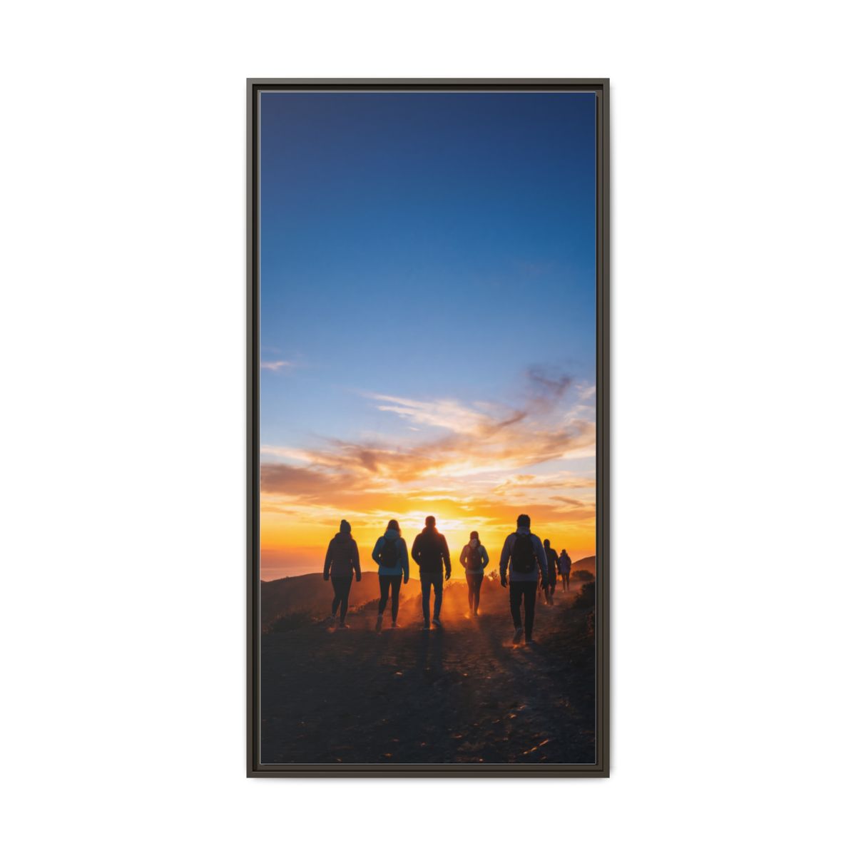 Matte Canvas, Framed - Epic Dawn Trek