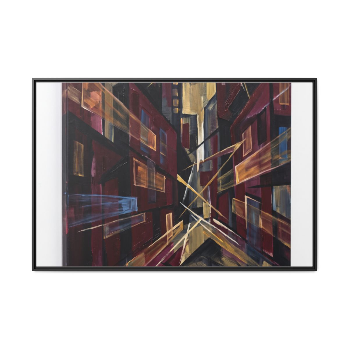 Framed Matte Canvas - Urban Perspective (10×8, 12×9, 14×11...