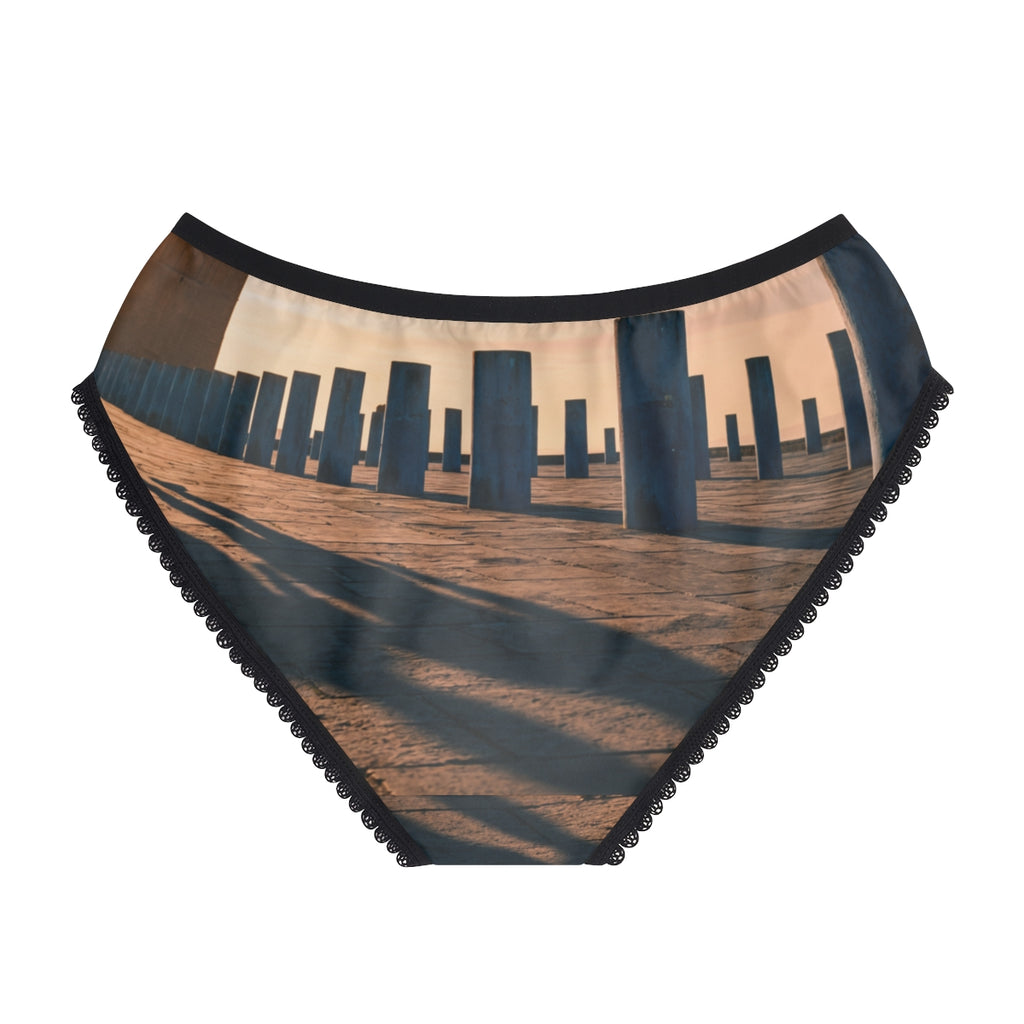 Women's Briefs - Sunset Ancient Pillars | Echovira Gallery