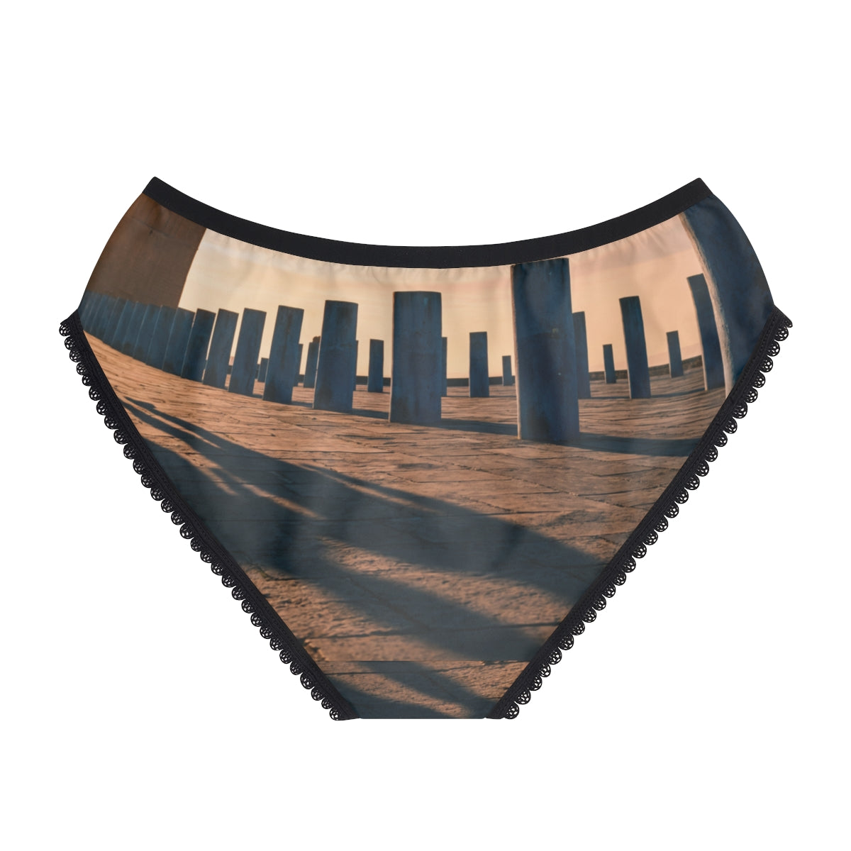 Women's Briefs - Sunset Ancient Pillars | Echovira Gallery