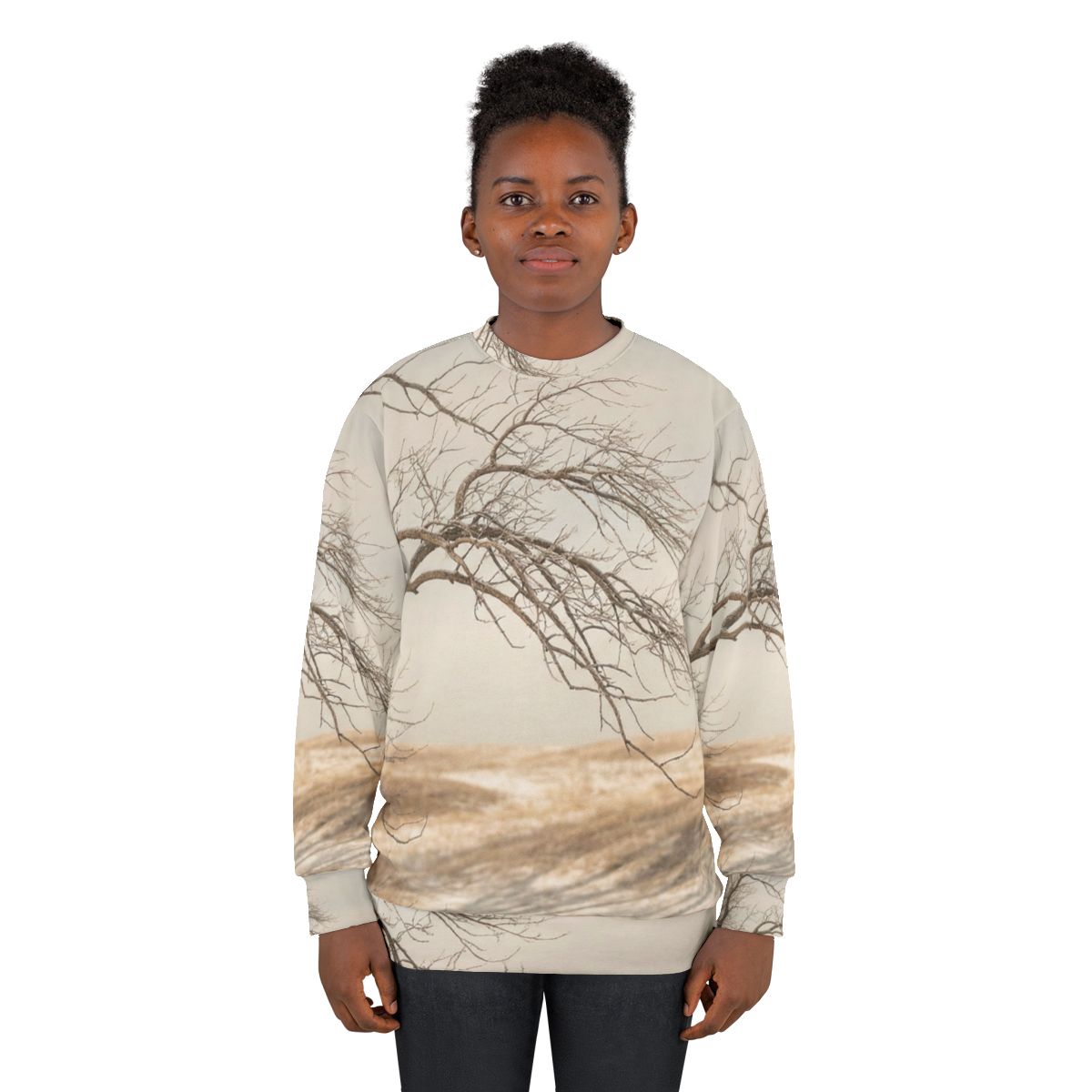 Unisex Sweatshirt - Winter Branch Solitude Landscape |...