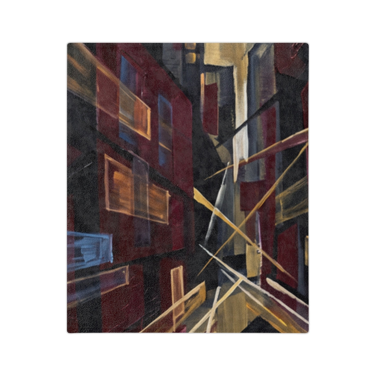 Velveteen Blanket - Urban Horizon | Echovira Gallery