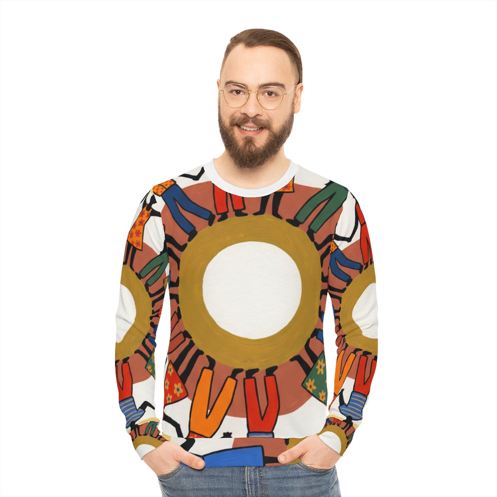 Men's Lightweight Sweatshirt - Unity Mandala Art | Echovira...
