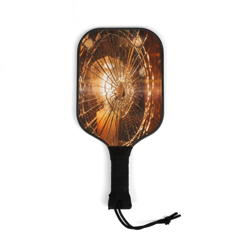 Pickleball Kit - Golden Hour Fractured Glass Aesthetic Wall...