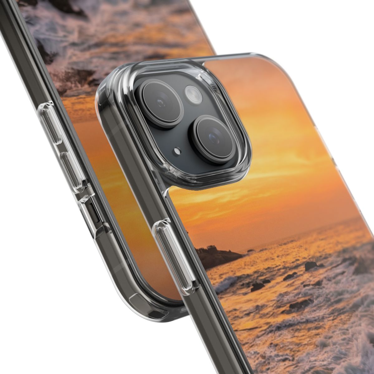 Clear Impact-Resistant Cases - Clear Phone Case - Golden...
