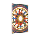 Matte Canvas, Framed - Unity Mandala Folk Art (8×10, 9×12......