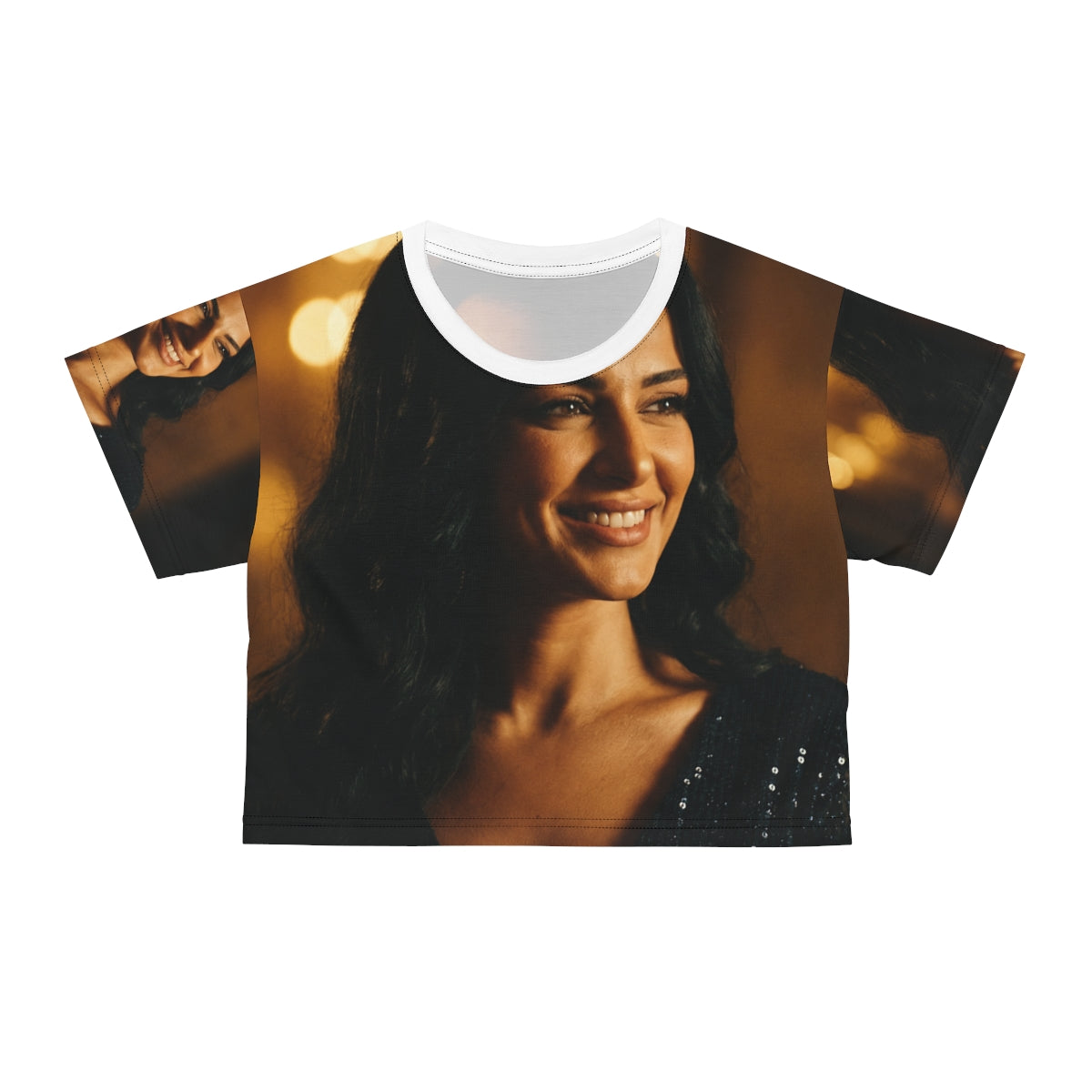 Crop Tee - Night Luxe Aesthetic