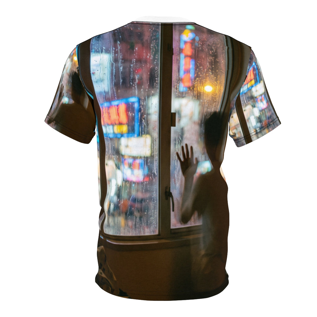 Men's Cut & Sew Tee - Solitude City Rain | Echovira Gallery