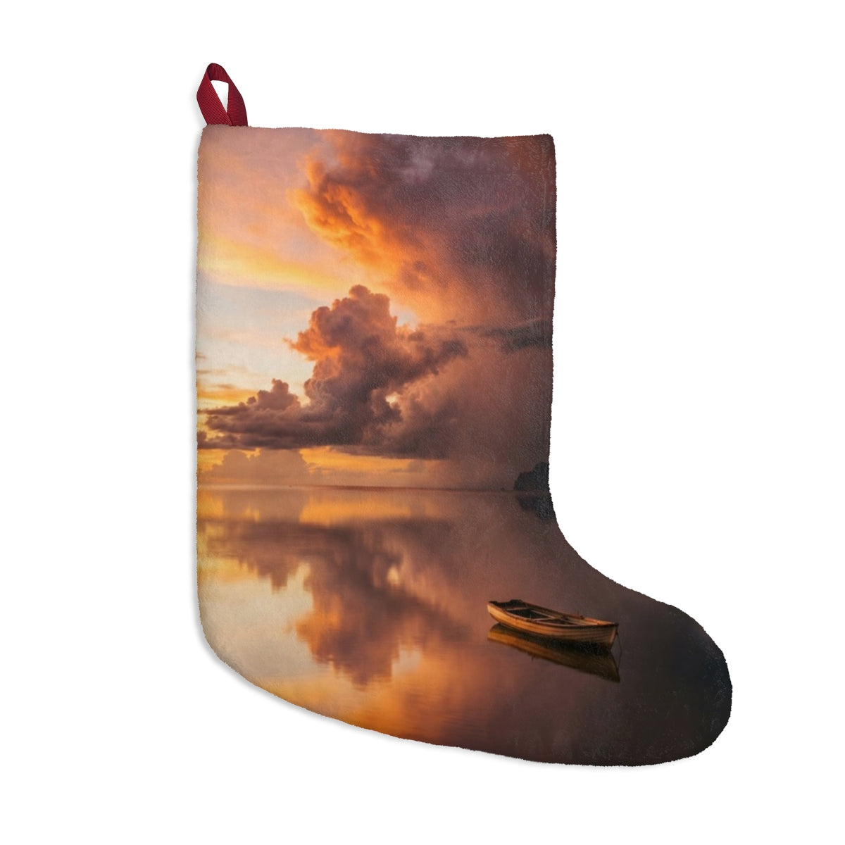 Christmas Stocking - Golden Hour Solitude | Echovira Gallery