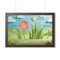 Framed Horizontal Poster - Meadow Vista — Walnut (14×11... |...