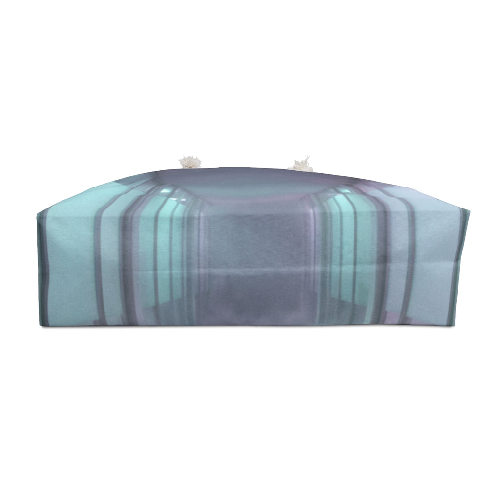 Weekender Bag - Ethereal Neon Transit | Echovira Gallery
