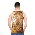 Unisex Tank Top - Shattered Amber Light Wall Art | Echovira...