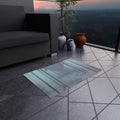 Outdoor Rug - Neon Corridor Patio | Echovira Gallery