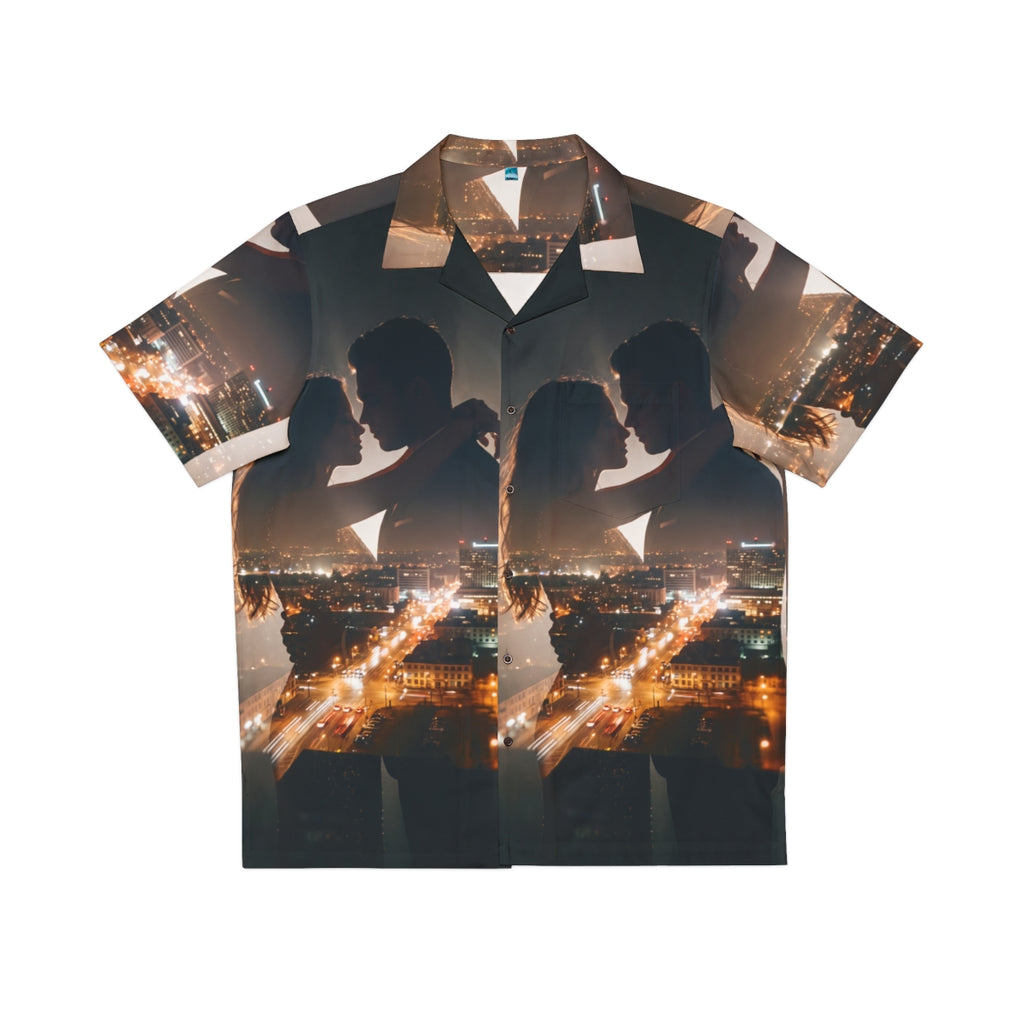 Men's Hawaiian Shirt - Midnight City Romance | Echovira...