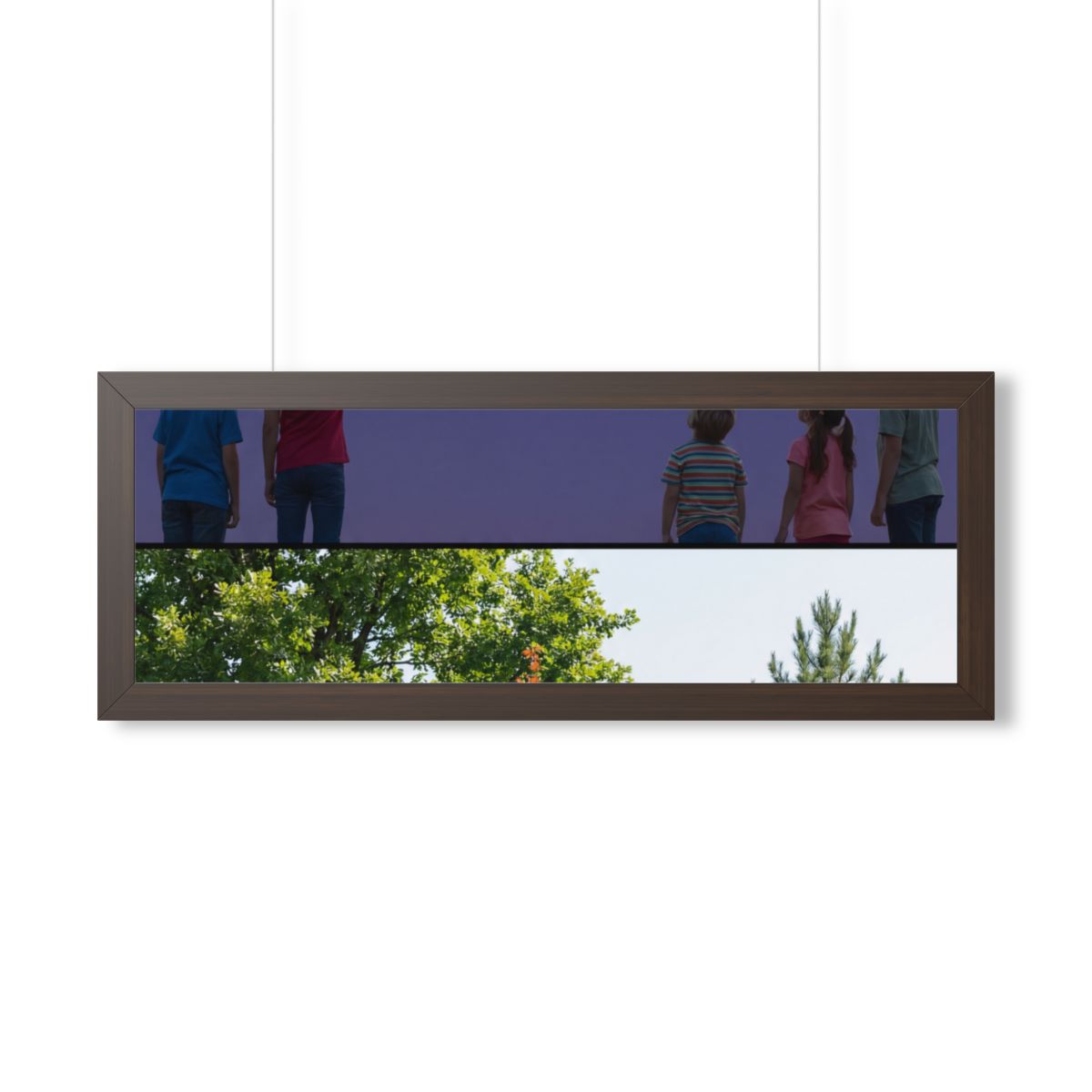 Framed Horizontal Poster - Stardust & Forest Discovery —......