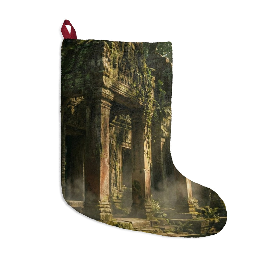 Christmas Stocking - Moss Temple Wonder | Echovira Gallery