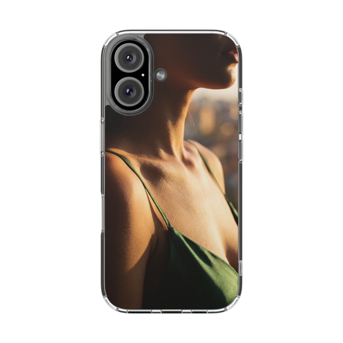 Clear Impact-Resistant Cases - Clear Phone Case - Emerald...