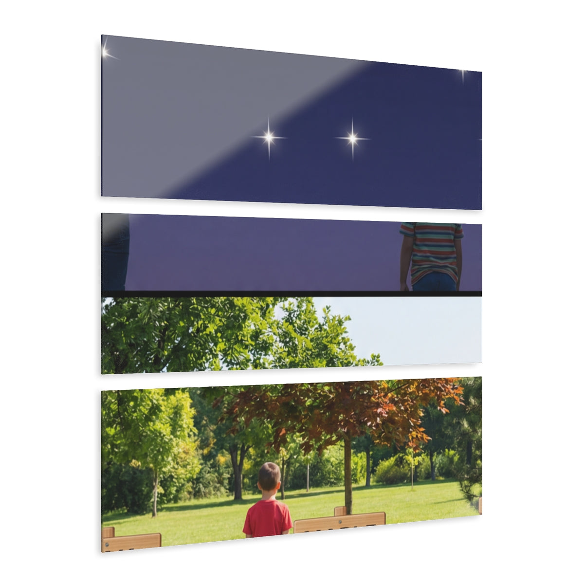 Acrylic Prints - Stardust & Forest Discovery — Landscape |...