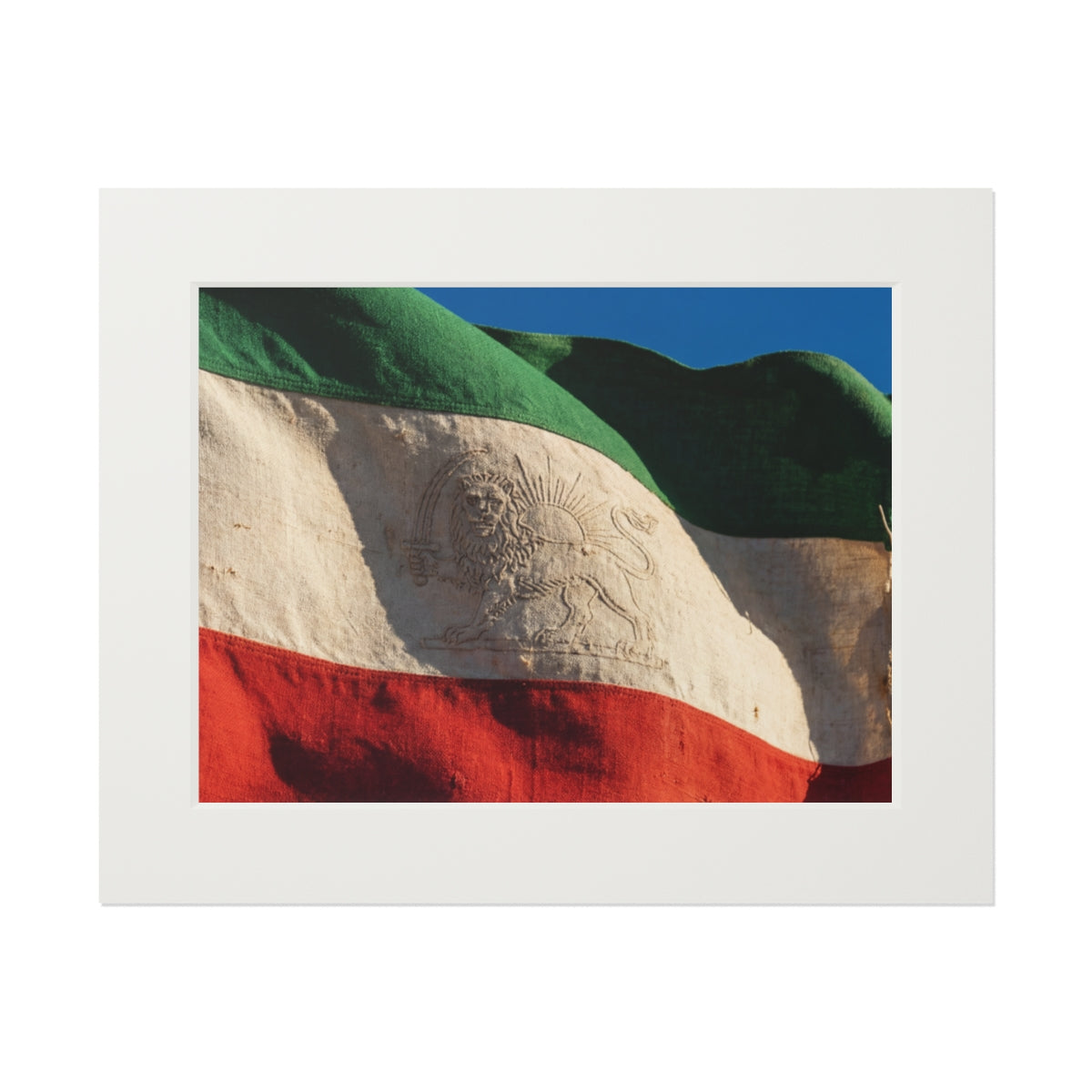 Fine Art Print - Persian Lion Flag — Landscape