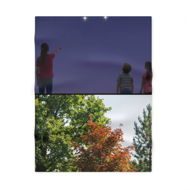 Soft Fleece Baby Blanket - Stardust & Forest Discovery