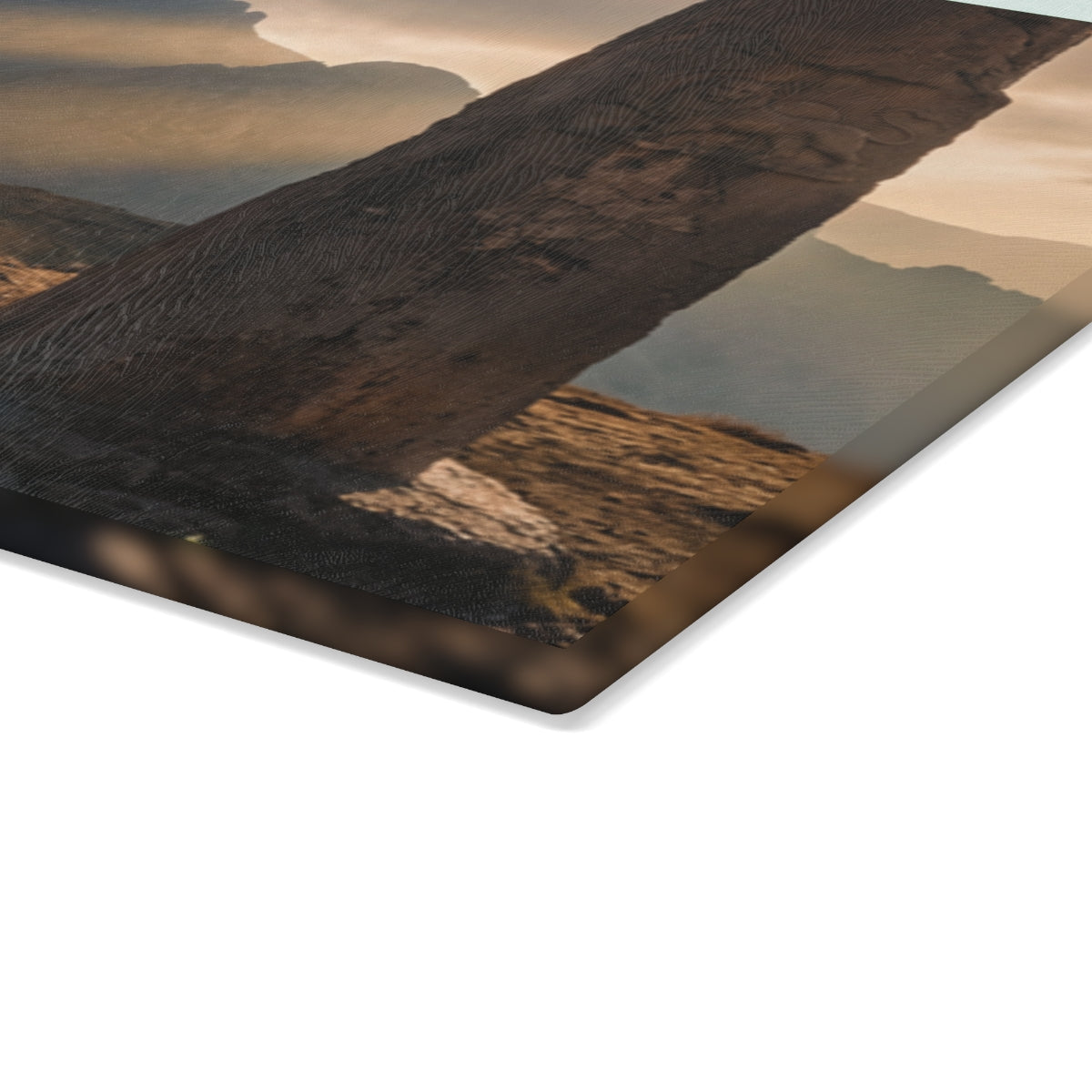 Glass Cutting Board - Mystic Peaks