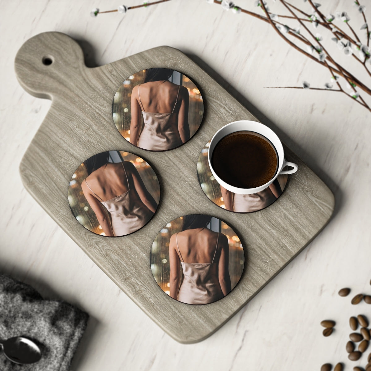 Coasters - Shimmering City Lights (4pcs) (1 & 4 pcs) |...