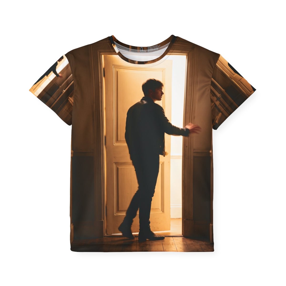 Camiseta técnica infantil con arte cinematográfico