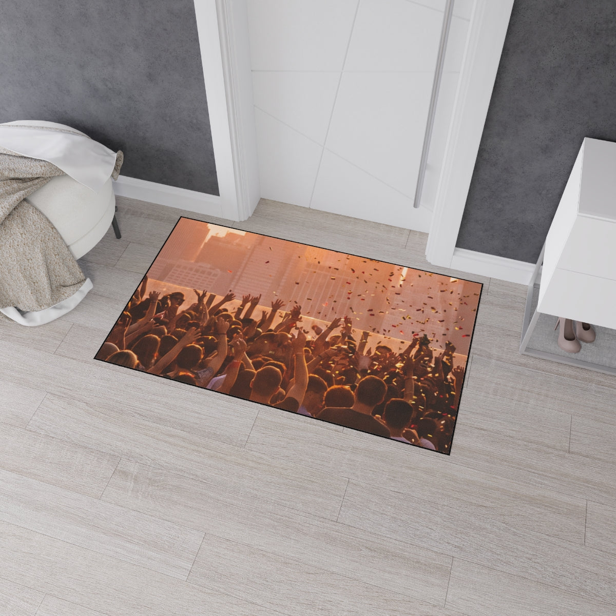 Heavy Duty Floor Mat - City Lights | Echovira Gallery