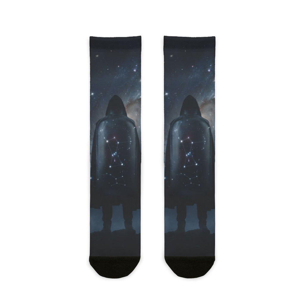 Crew Socks with Orion Constellation Sci-Fi Art