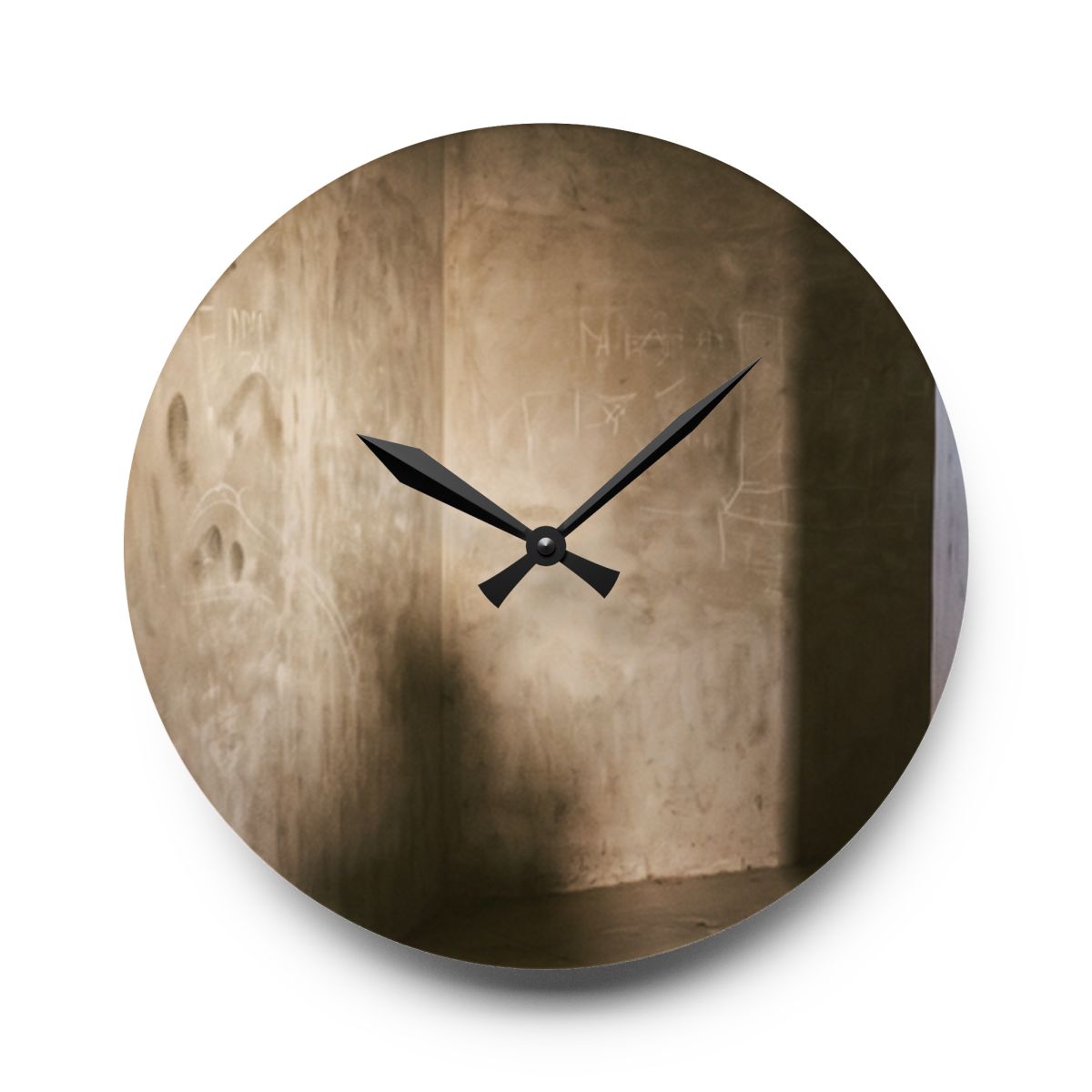 Acrylic Wall Clock - Shadows of the Citadel moody... |...