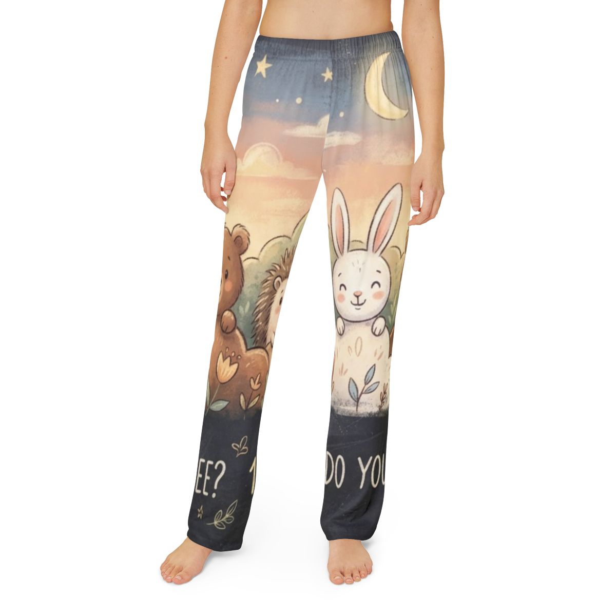 Kids Lounge Pants - Forest Critters | Echovira Gallery