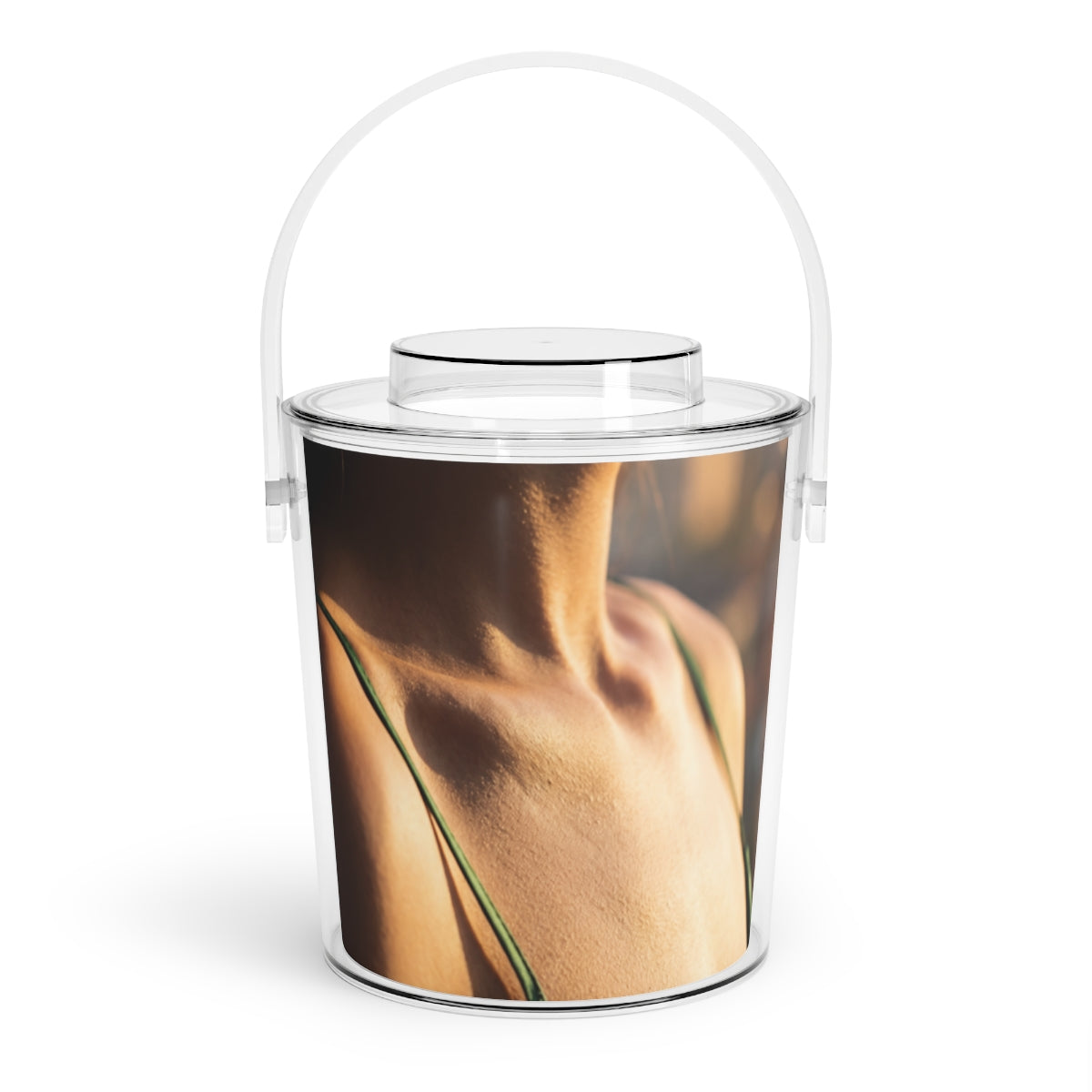 Ice Bucket with Tongs - Golden Hour Barware