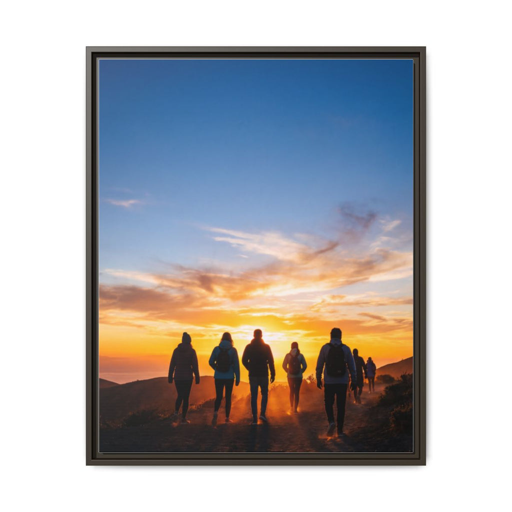 Matte Canvas, Framed - Epic Dawn Trek