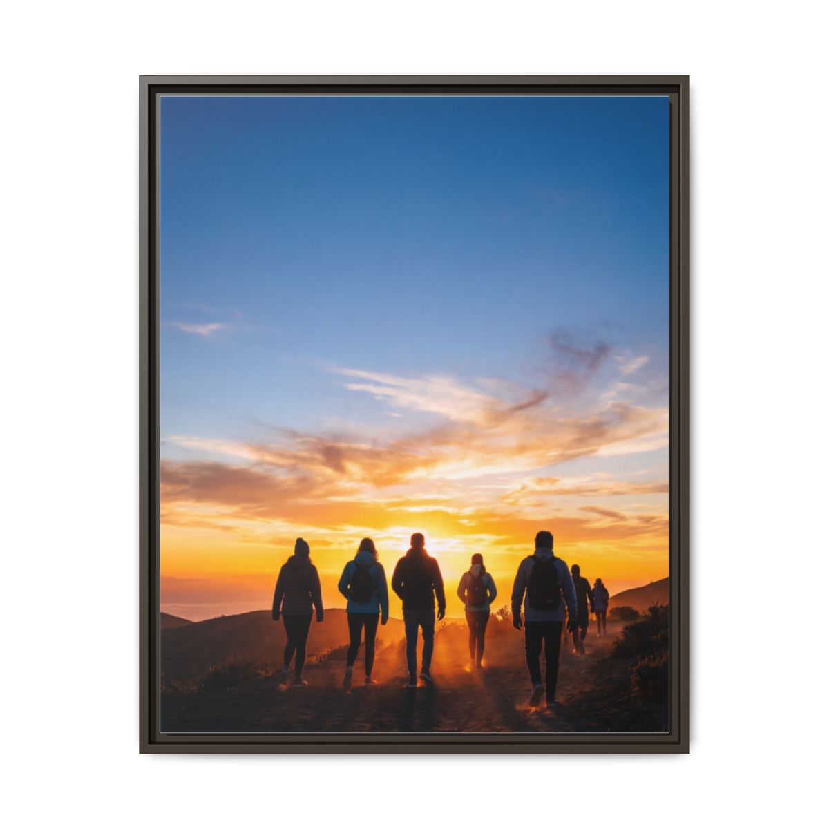 Matte Canvas, Framed - Epic Dawn Trek