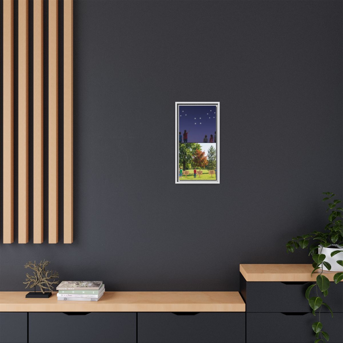 Framed Matte Canvas - Discovery — White / 1.25"