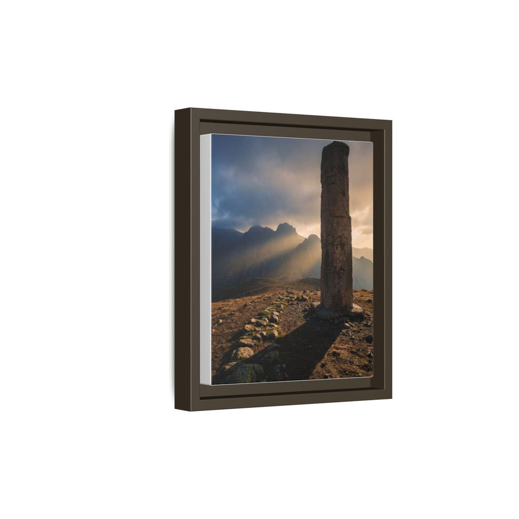 Framed Matte Canvas - Sun Peak