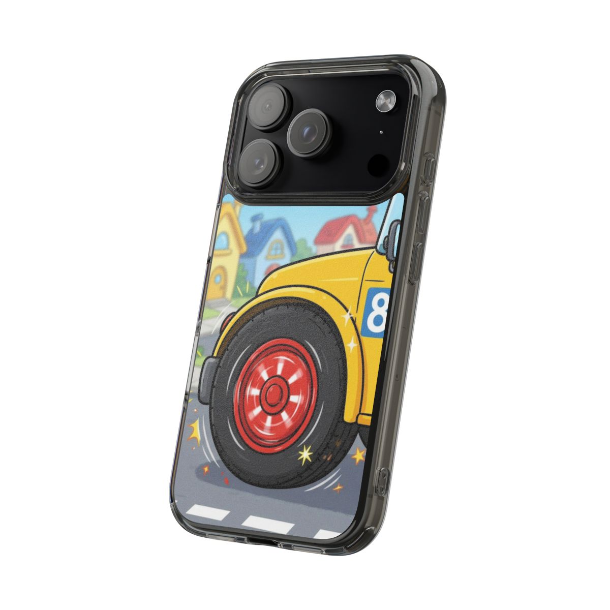 Clear Impact-Resistant Cases - Cartoon Bus | Echovira...