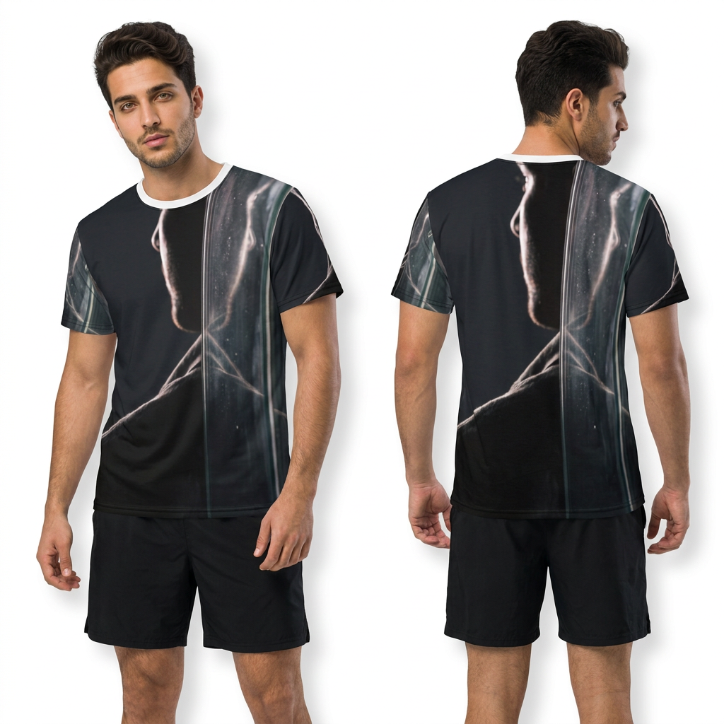 मेंस सिलुएट कट एंड सू T-shirt