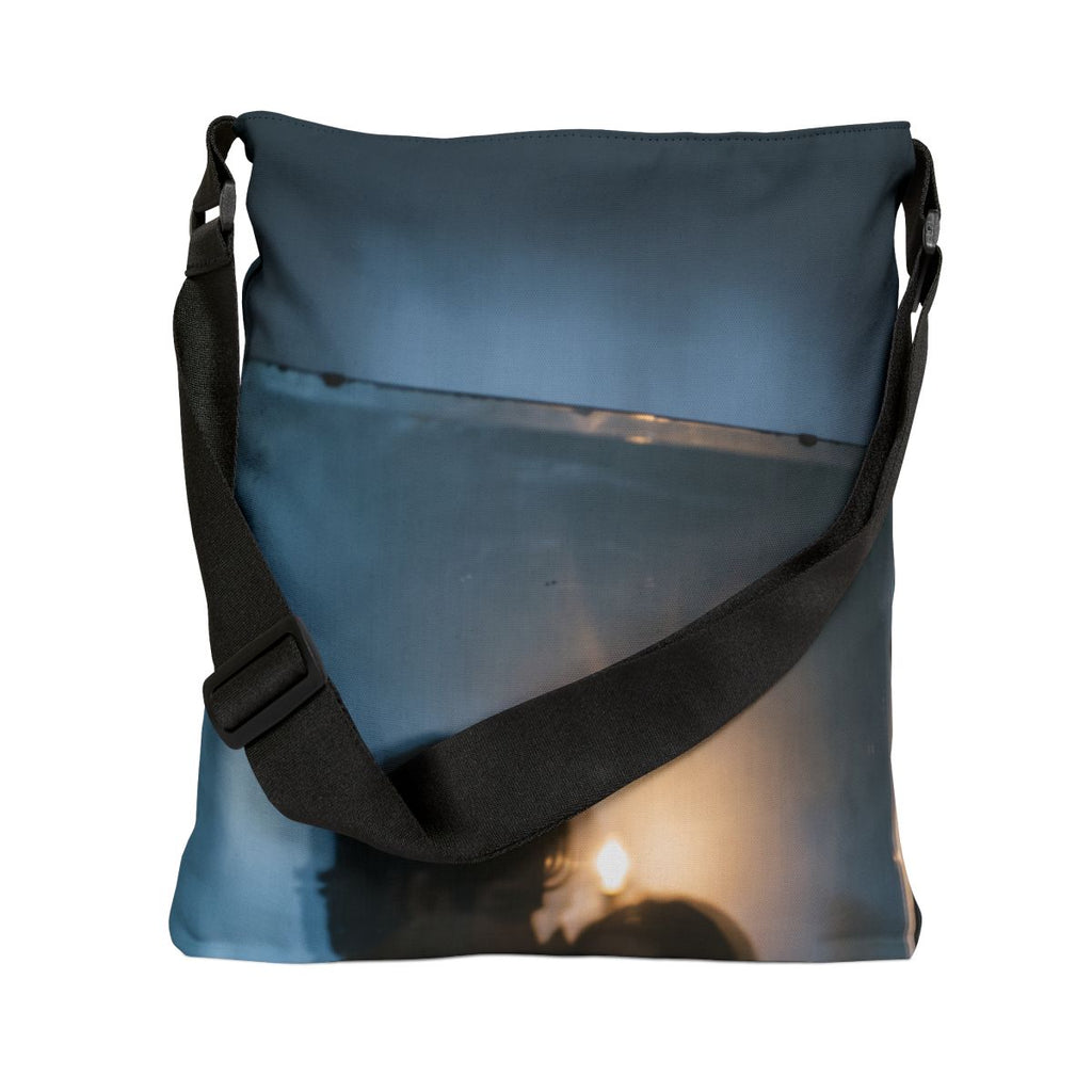 Midnight Shadow Adjustable Tote Bag - Aesthetic Carryall |...